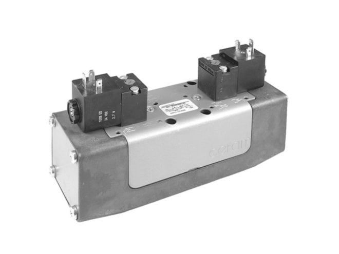 Aventics CERAM-ISO4-5/3OC-DS-24VAC-I Electric and Pneumatic Actuated Directional Valve