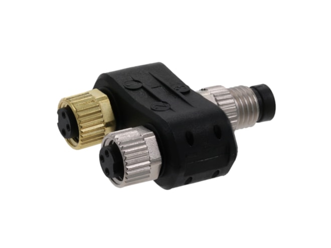 Aventics CON-AP-MS-M8-4-FS-M8-3-FS-M8-3 Y-Plug Connector