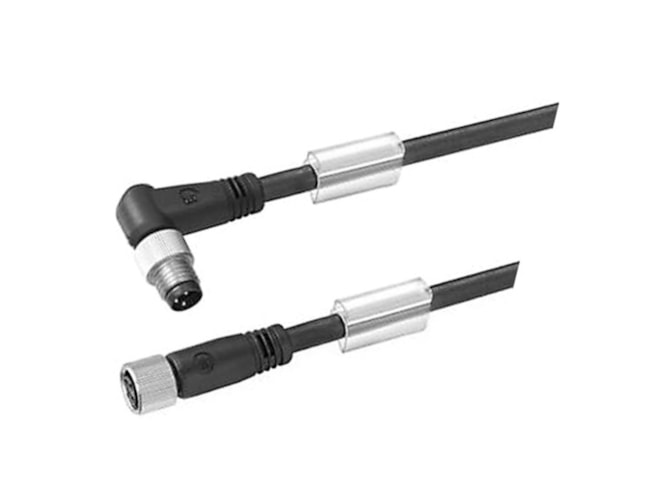 Aventics CON-RD-FS-M8-3-1000-PUR-MA-M8-3 Round Plug Connector