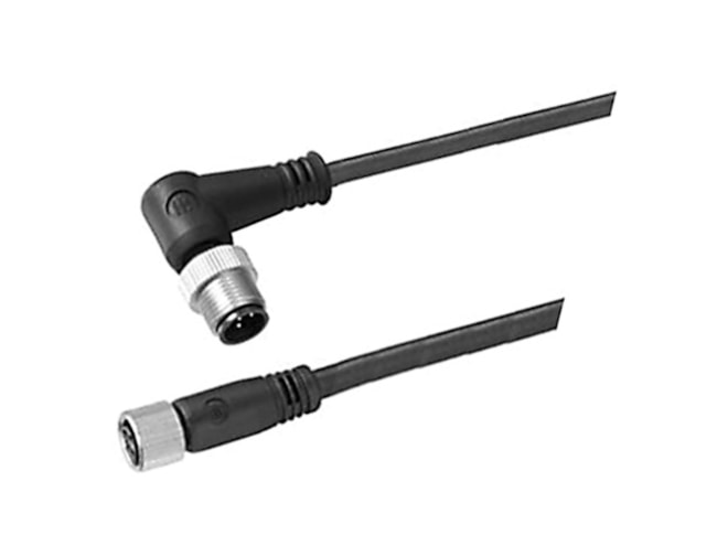 Aventics CON-RD-FS-M8-3-2000-PUR-MA-M12-3 Round Plug Connector