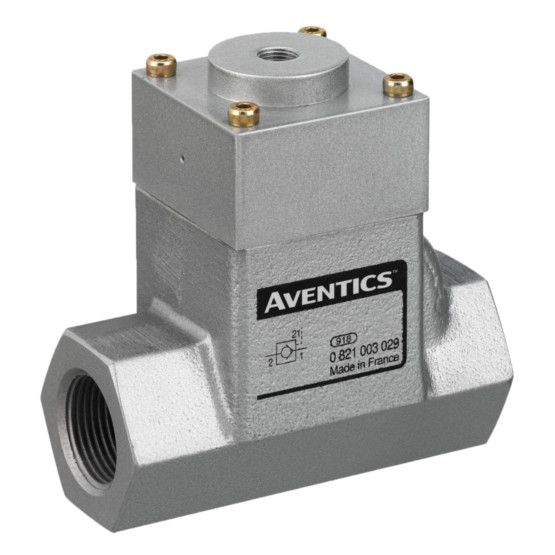 Aventics C.A.R PILOTE G 3/4 Supply Valve