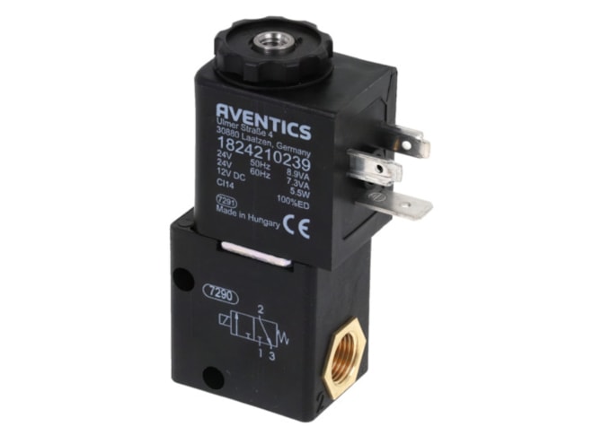 Aventics DO22-3/2NC-G018-024DC Electric and Pneumatic Actuated Directional Valve