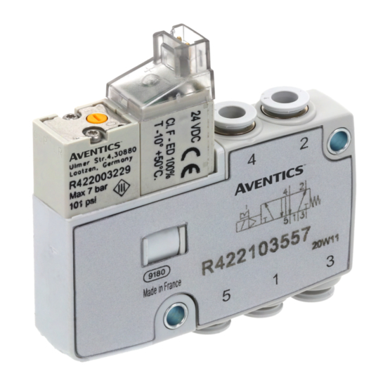 Aventics LS04-5/2SR-024DC-XS-D-MO-D4-NEW Electric and Pneumatic Actuated Directional Valve
