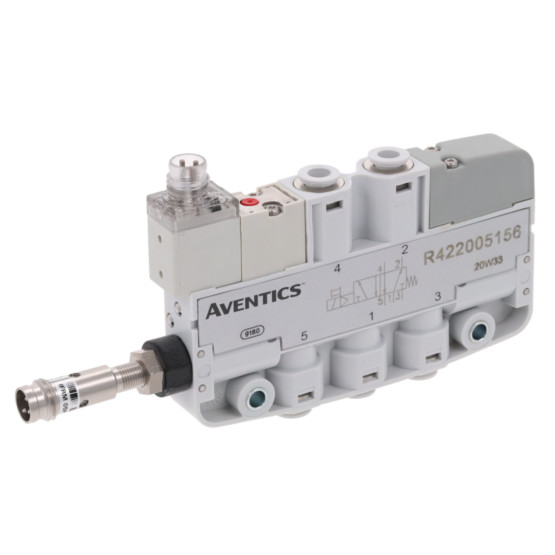 Aventics LS04-AF-PD-5/2-024DC-I-M8-D4 Electric and Pneumatic Actuated Directional Valve
