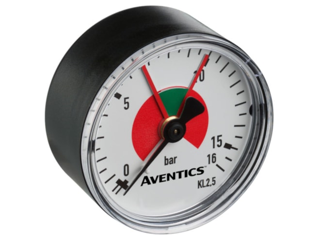 Aventics PG1-ROB-G018-SNL-ADJ-D50P(0-10) Pressure Gauge