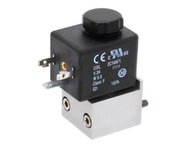 Aventics RAIL 3/2NC 1,3MM 10BAR 24VDC +25/-30% Electric and Pneumatic Actuated Directional Valve