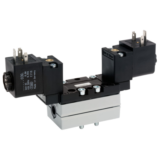 Aventics V581-3/2CC-230AC-I1-2CNO-HUX-AA-X-S-T0 Electric and Pneumatic Actuated Directional Valve