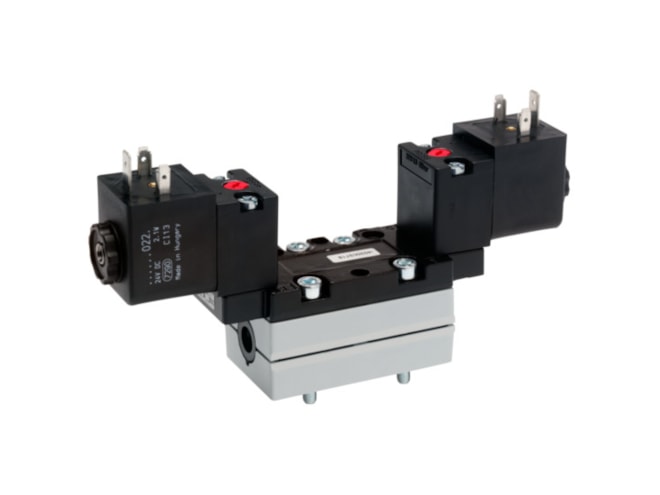 Aventics V581-3/2CC-230AC-I1-2CNO-LBX-AA-X-S-T0 Electric and Pneumatic Actuated Directional Valve