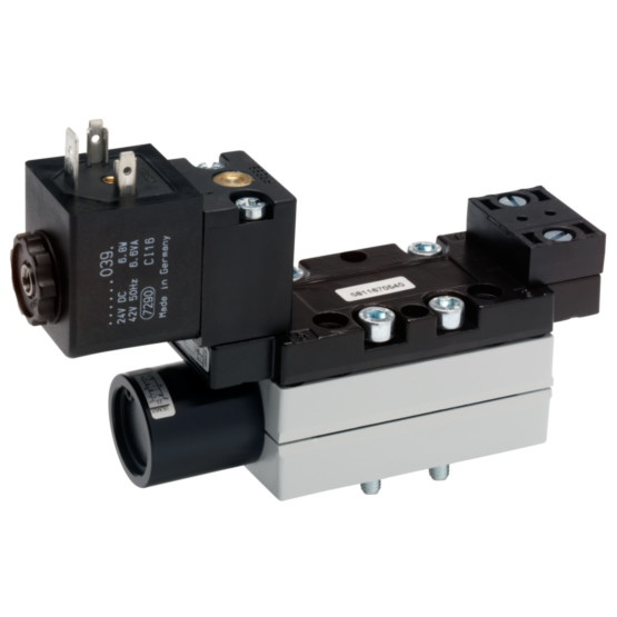 Aventics V581-5/2AR-24/42-I1-ACNO-HUX-AA-D-C-T1 Electric and Pneumatic Actuated Directional Valve