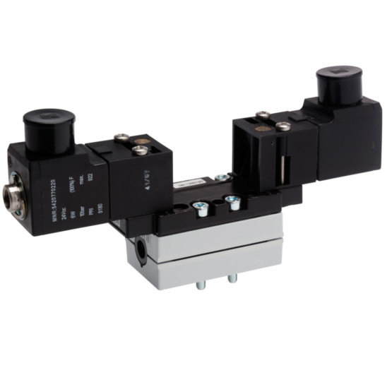 Aventics V581-5/2DS-024DC-I1-2CNF-HUX-AA-X-S-T0 Electric and Pneumatic Actuated Directional Valve
