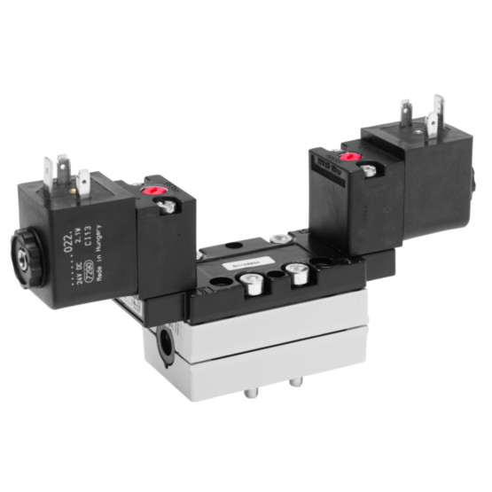 Aventics V581-5/2DS-024DC-I1-2CNO-LBX-AA-X-S-T0 Electric and Pneumatic Actuated Directional Valve