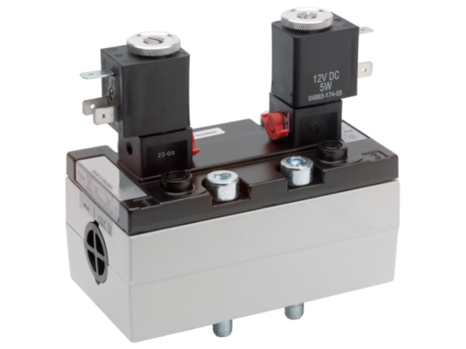 Aventics V581-5/2DS-048DC-I3-2P22-HBX-AA-X-S-T0 Electric and Pneumatic Actuated Directional Valve