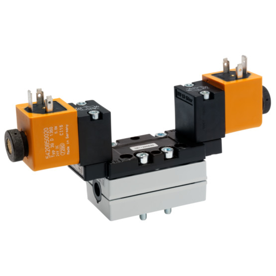 Aventics V581-5/2DS-230AC-I1-2CNO-HNX-AA-X-S-T0 Electric and Pneumatic Actuated Directional Valve