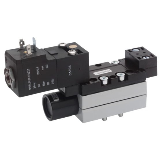 Aventics V581-5/2SR-024DC-I1-1CNF-HUX-AA-X-S-T0 Electric and Pneumatic Actuated Directional Valve