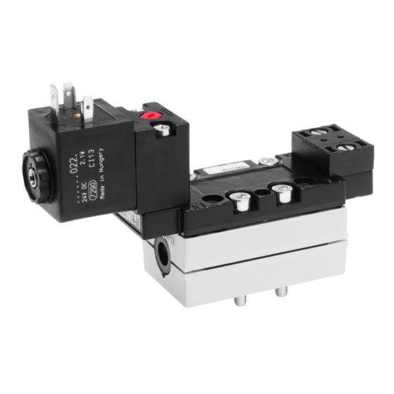Aventics V581-5/2SR-024DC-I1-1CNO-LBX-AA-X-C-T0 Electric and Pneumatic Actuated Directional Valve