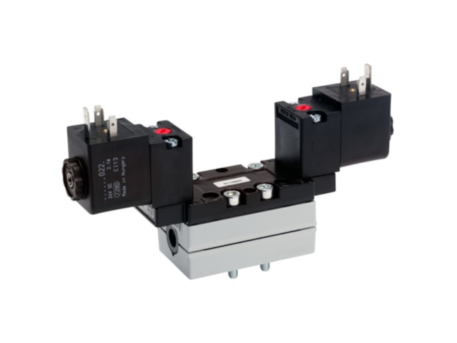 Aventics V581-5/3CC-024DC-I1-2CNO-LBX-AA-X-C-T1 Electric and Pneumatic Actuated Directional Valve