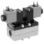 Aventics V581-5/3EC-230AC-I2-2CNO-HNX-AA-X-S-T1 Electric and Pneumatic Actuated Directional Valve 