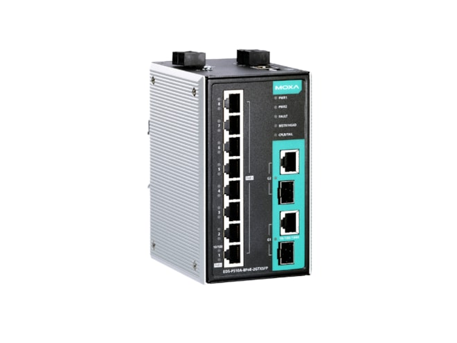 Moxa EDS-P510A-8PoE-2GTXSFP Ethernet / PoE Switch