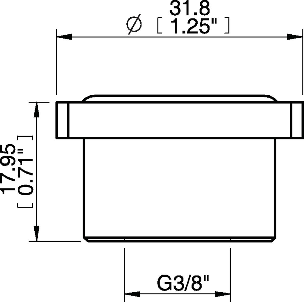 Piab T-slot adapter G3/8 female