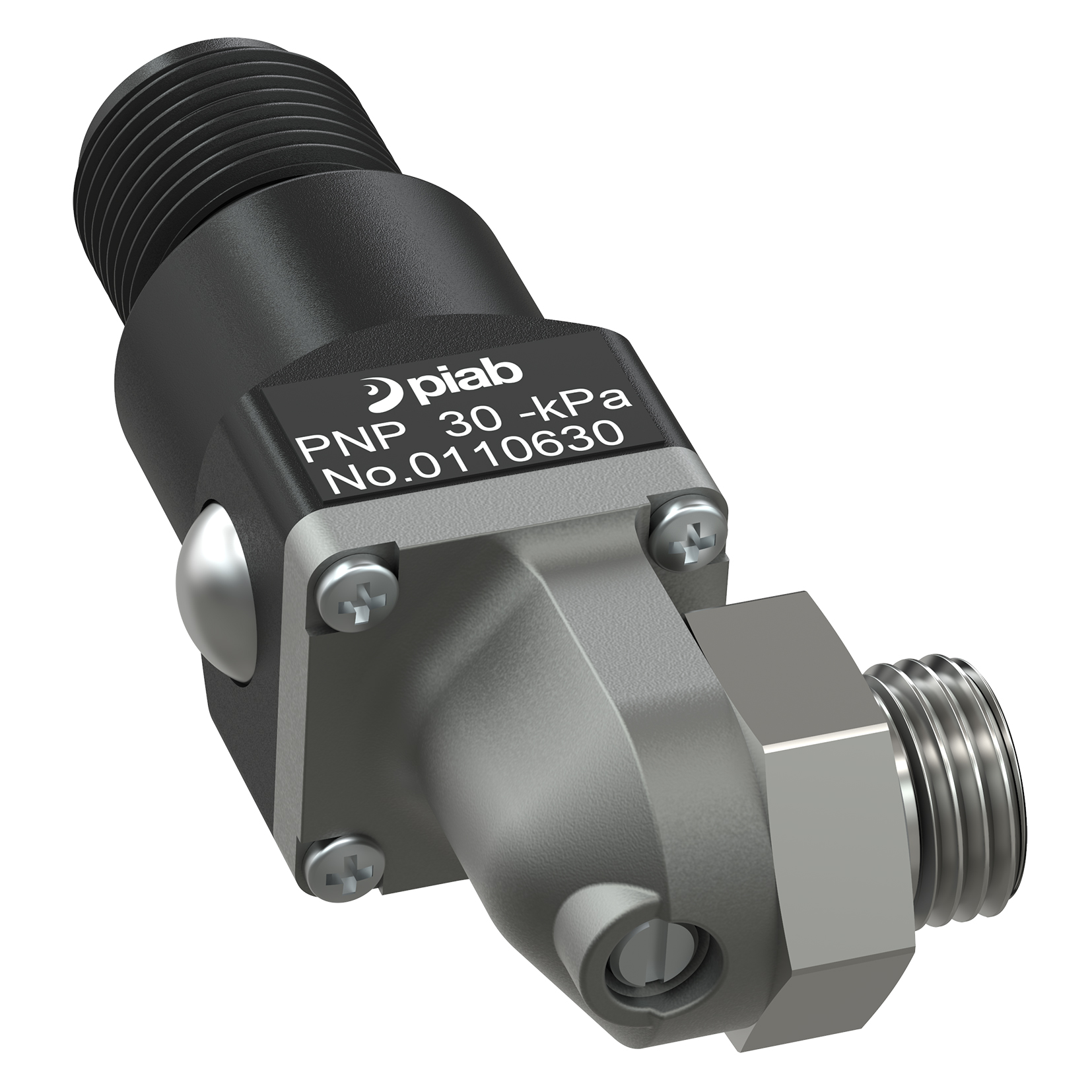 Piab Vacuum Switch VS4128 9 -inHg, M12 PNP NO