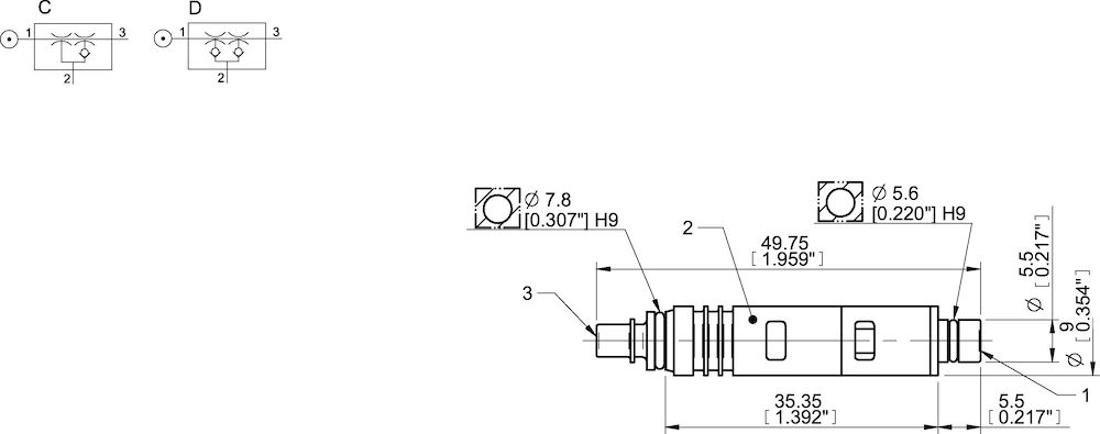 Piab COAX® cartridge MINI Si08-2