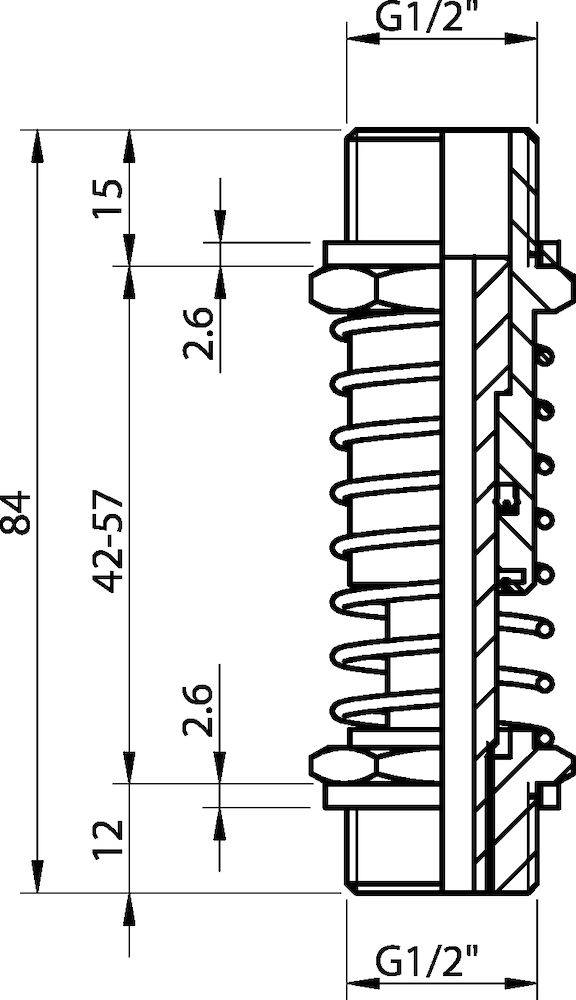 Piab Level compensator G1/2 with stiffer spring
