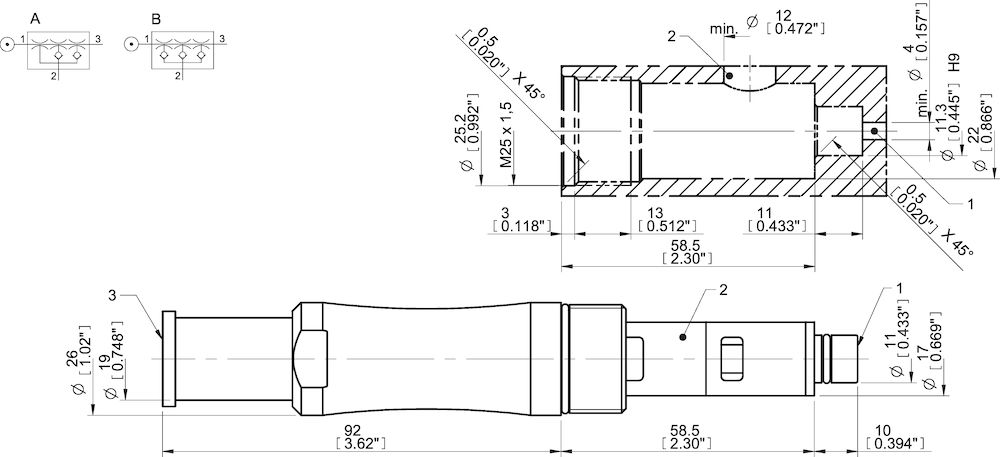 Piab COAX® cartridge MIDI Xi40-3, holding cap