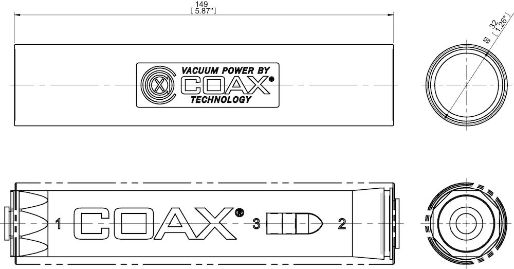 Piab Silencer piINLINE® MIDI