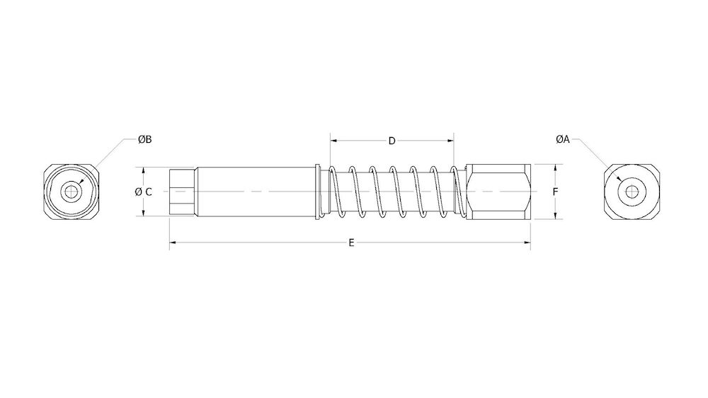 Piab GEP 20-C-20 Spring Loaded Gripper Arm