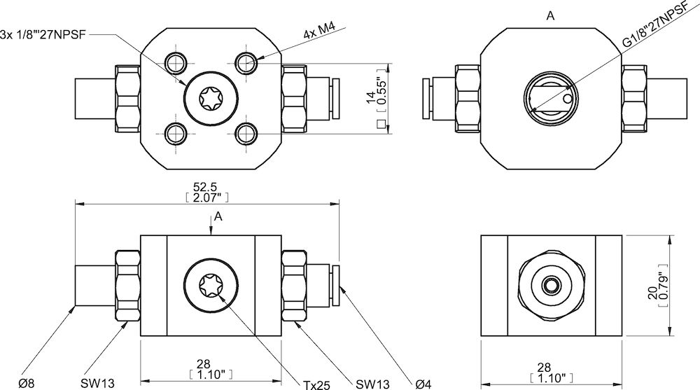Piab COAX® in piGRIP® Ti