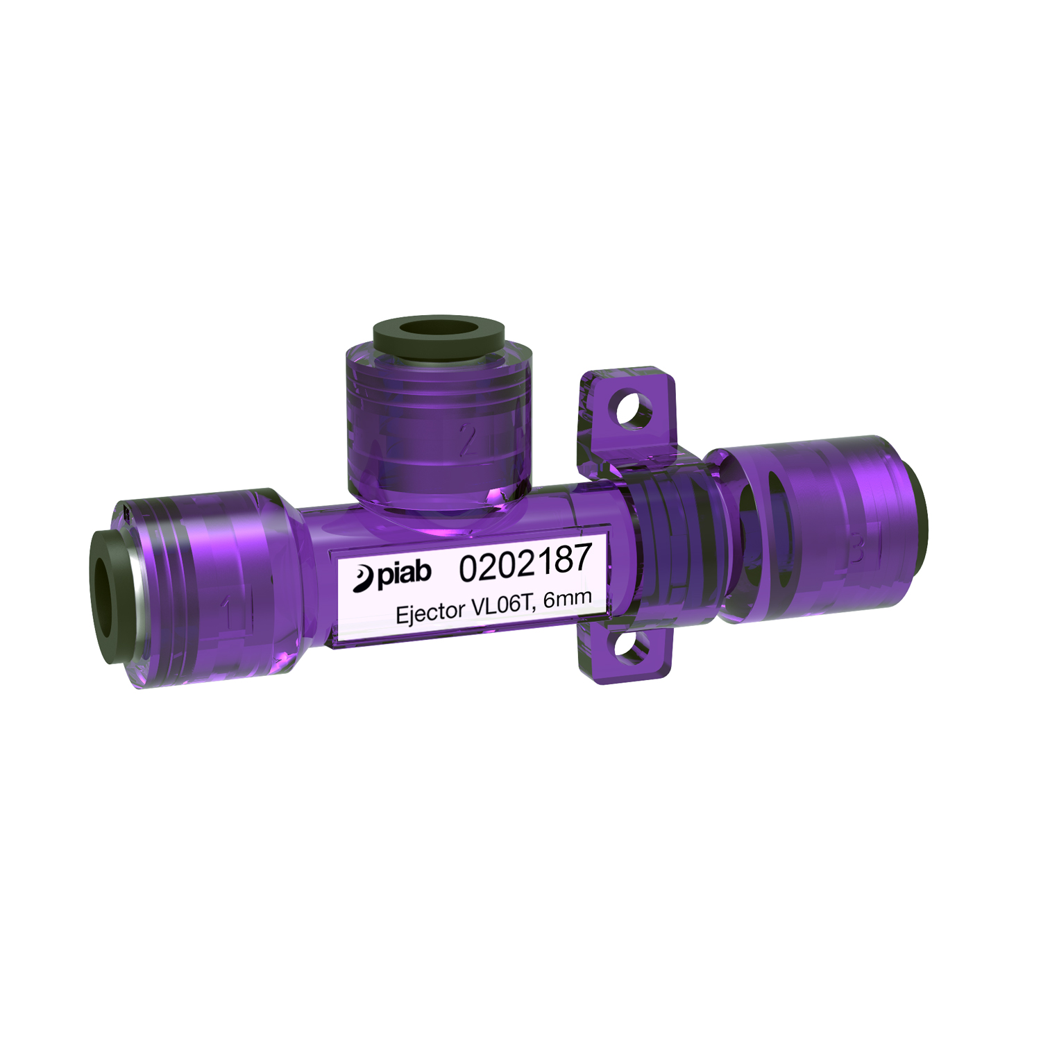 Piab Value Line® T-design vacuum generator 6mm