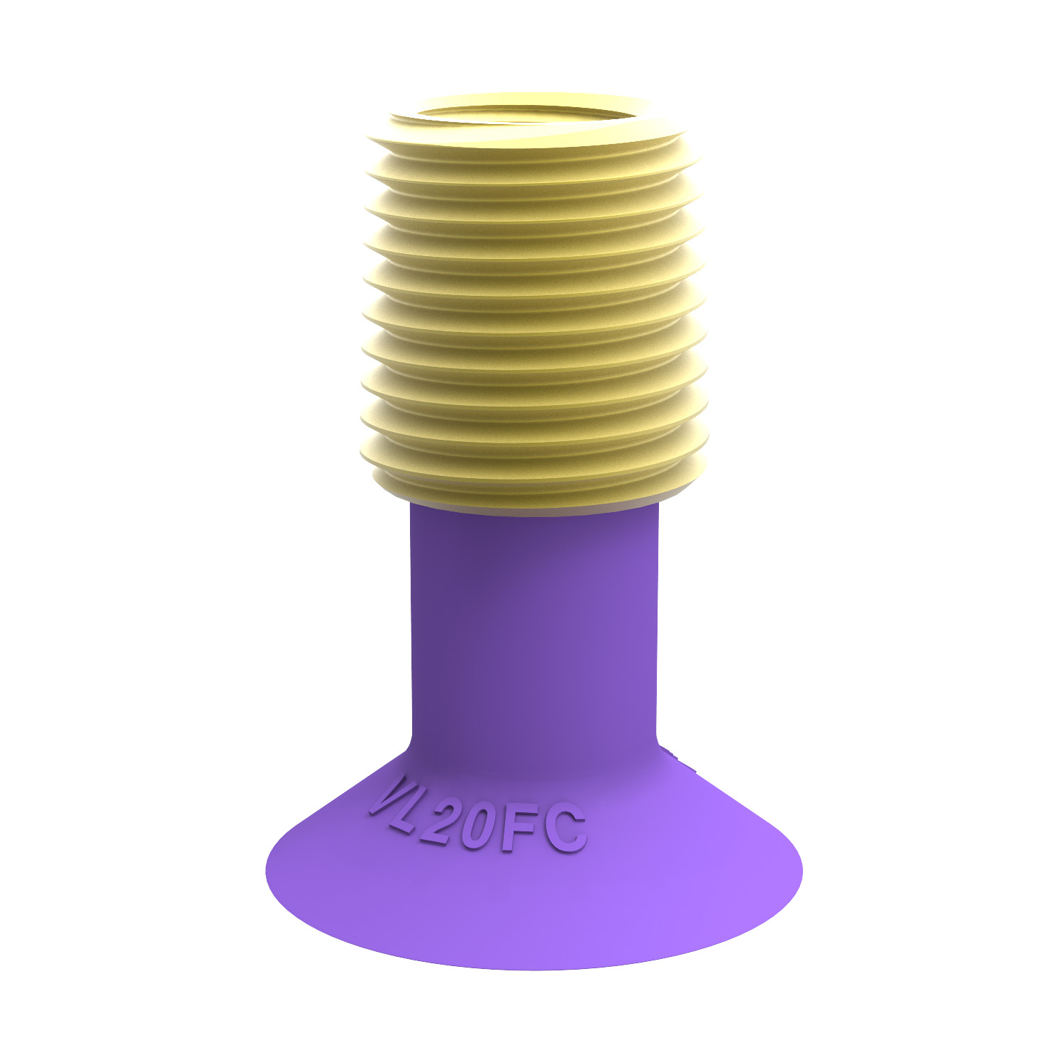 Piab Suction cup VL20FC, 1/4NPT-1/8NPSF