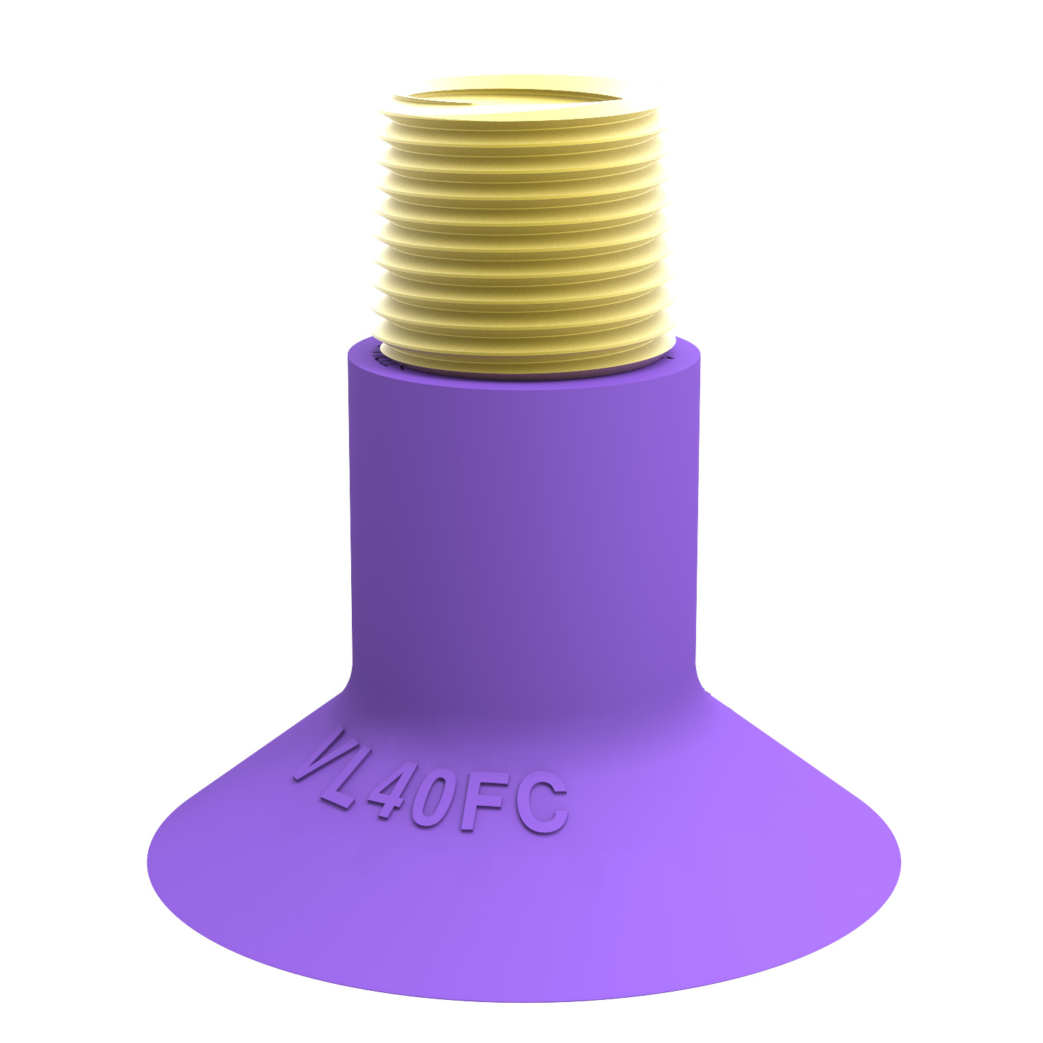 Piab Suction cup VL40FC, 3/8NPT-1/4NPSF