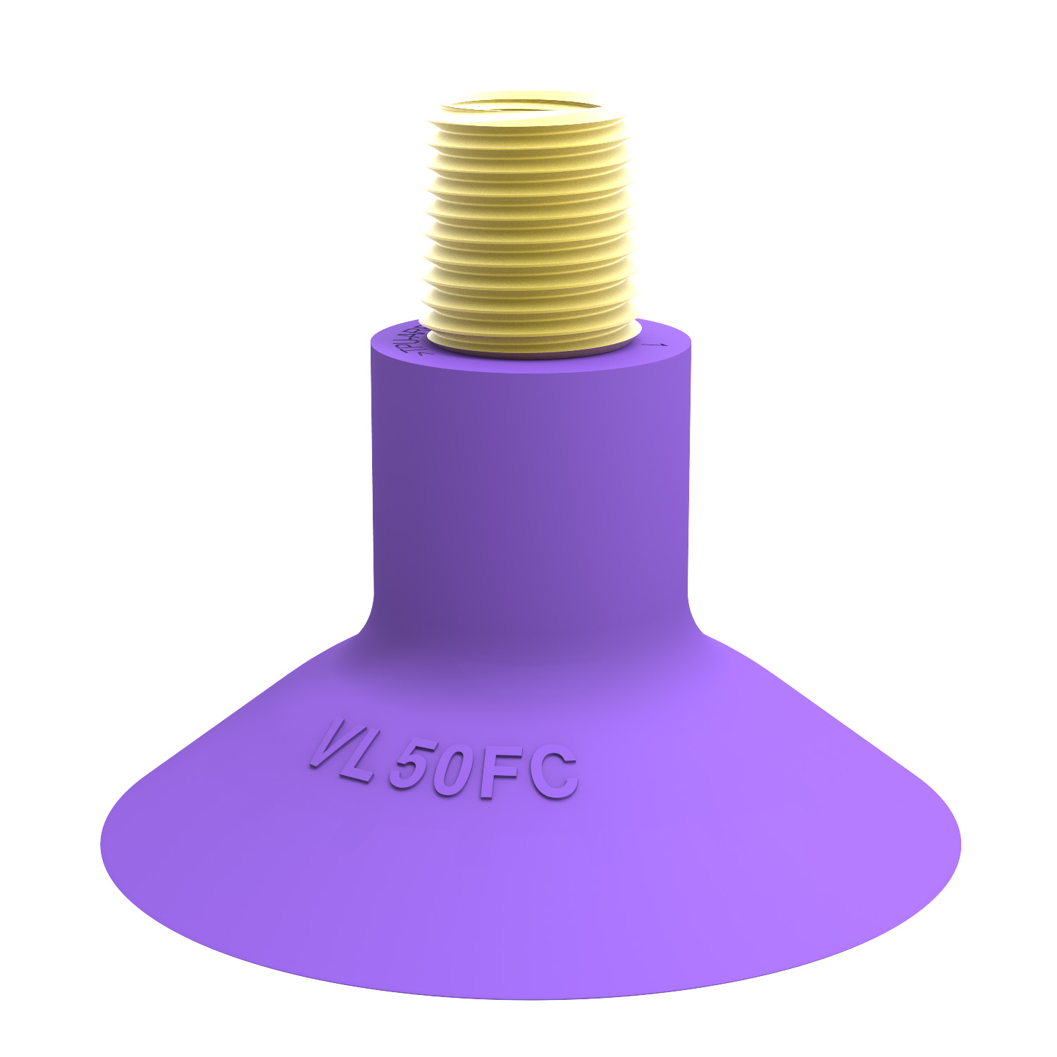 Piab Suction cup VL50FC, 1/4NPT-1/8NPSF