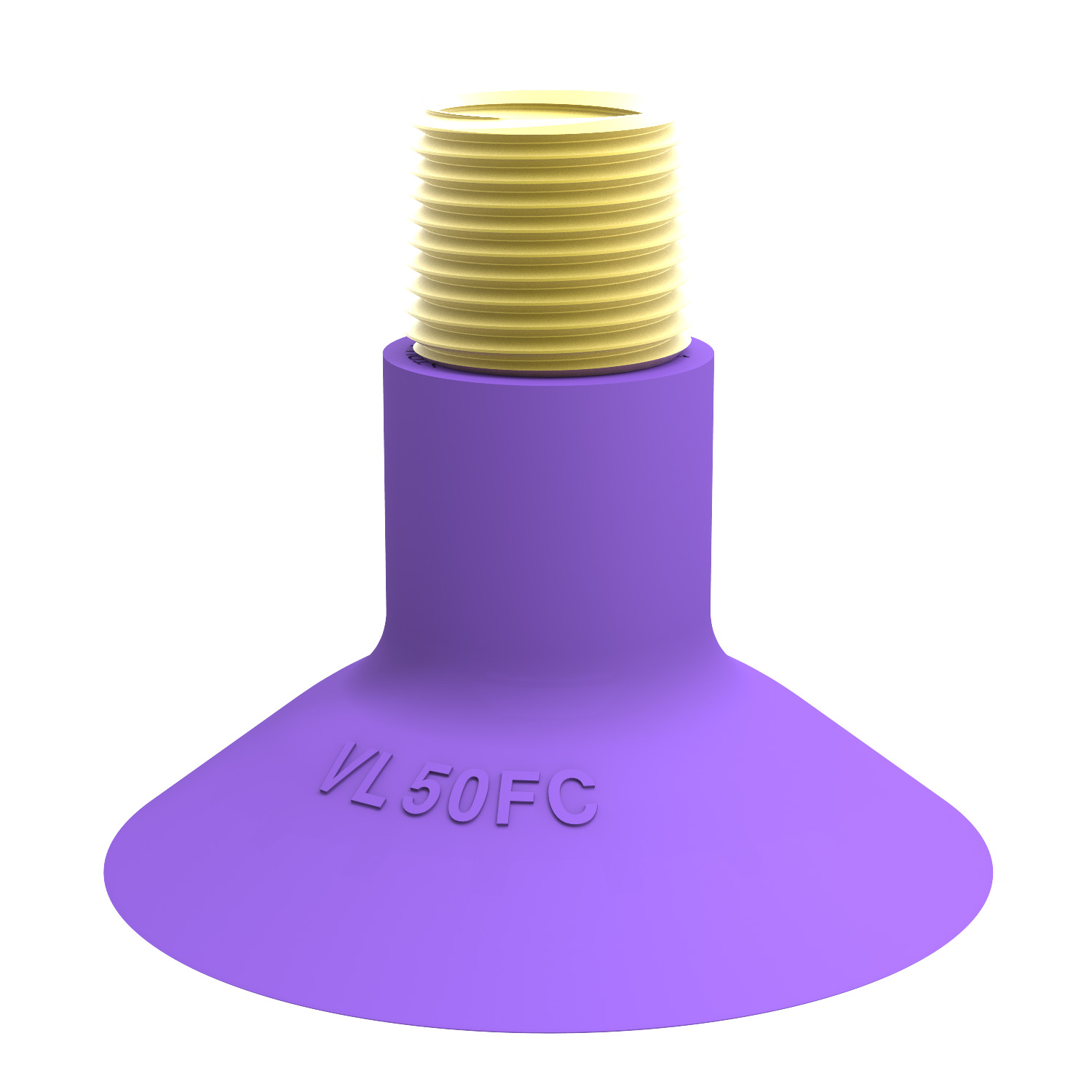 Piab Suction cup VL50FC, 3/8NPT-1/4NPSF