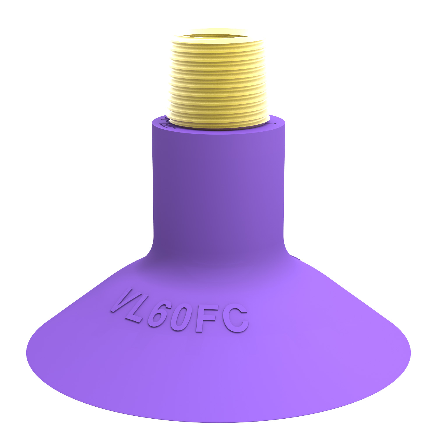 Piab Suction cup VL60FC, 3/8NPT-1/4NPSF