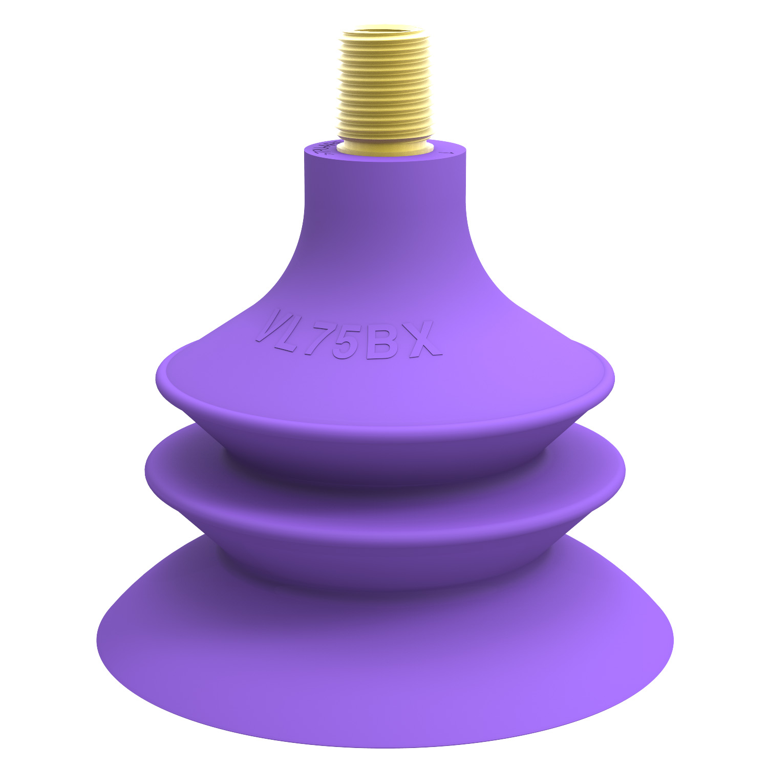 Piab Suction cup VL75BX, 1/4NPT-1/8NPSF