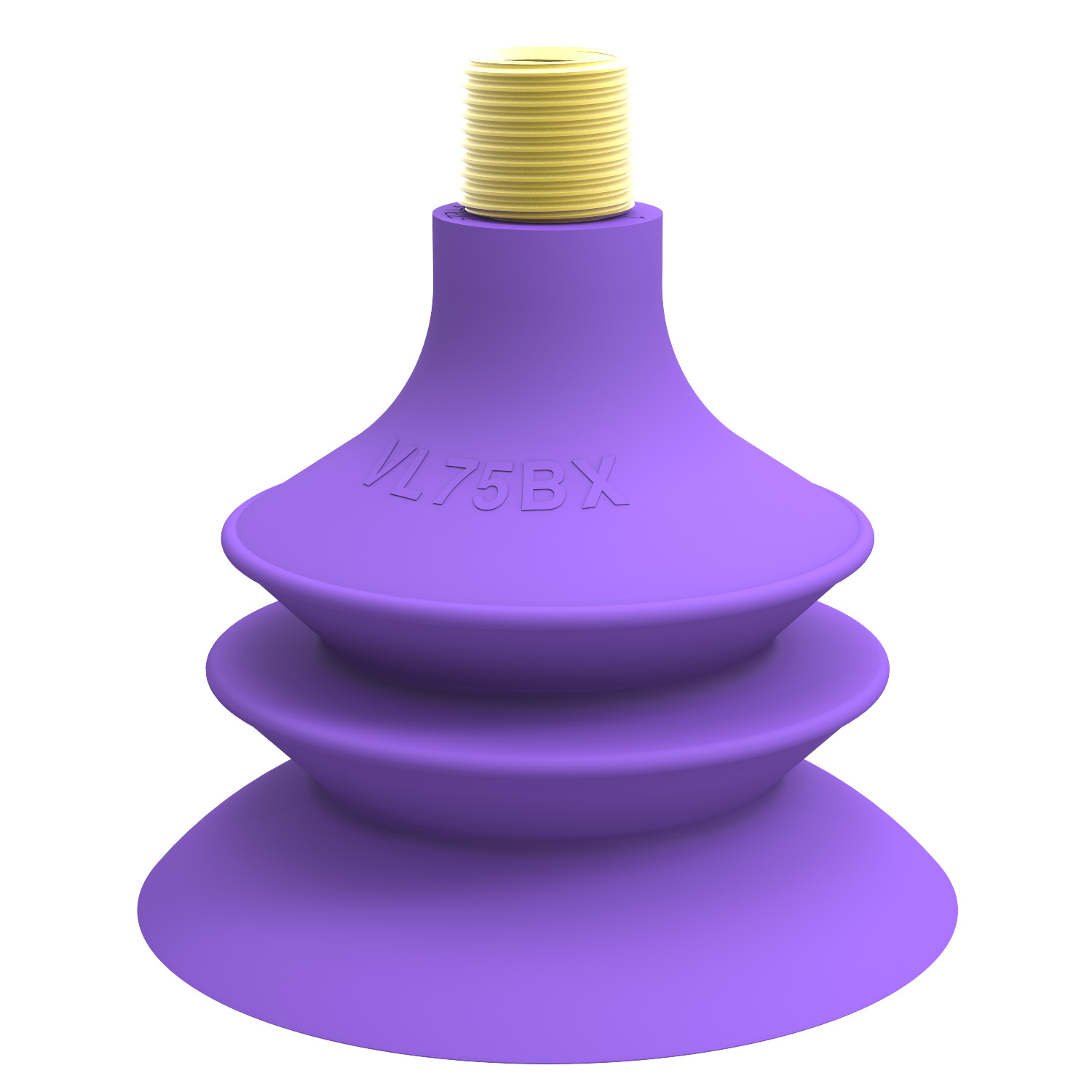 Piab Suction cup VL75BX, 3/8NPT-1/4NPSF