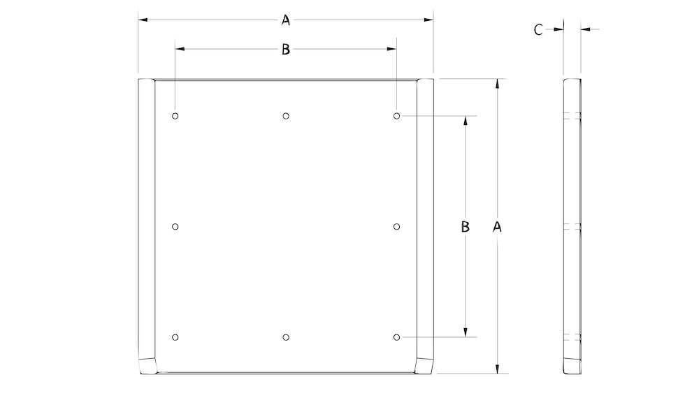 Piab GPM 3 X Quick Change Mounting Plate