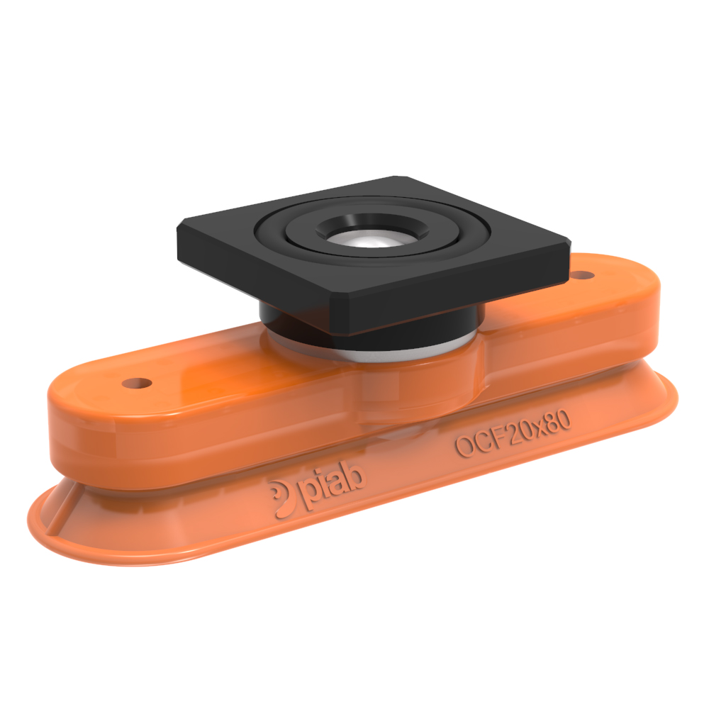 Piab Suction cup OCF20x80 Polyurethane 55/60, T-slot with mesh filter