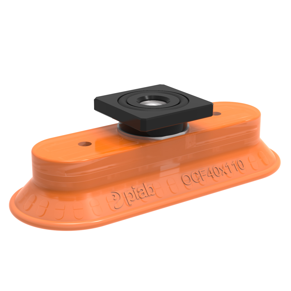 Piab Suction cup OCF40x110 Polyurethane 55/60, T-slot with mesh filter