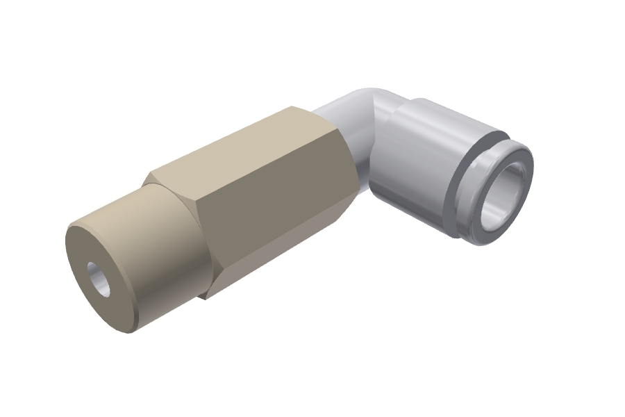 Piab W06-01S-10 Extended Male Elbow