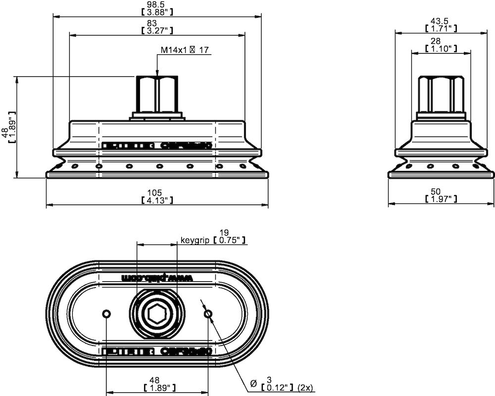 Piab 02.42.504 Suction cups and soft grippers