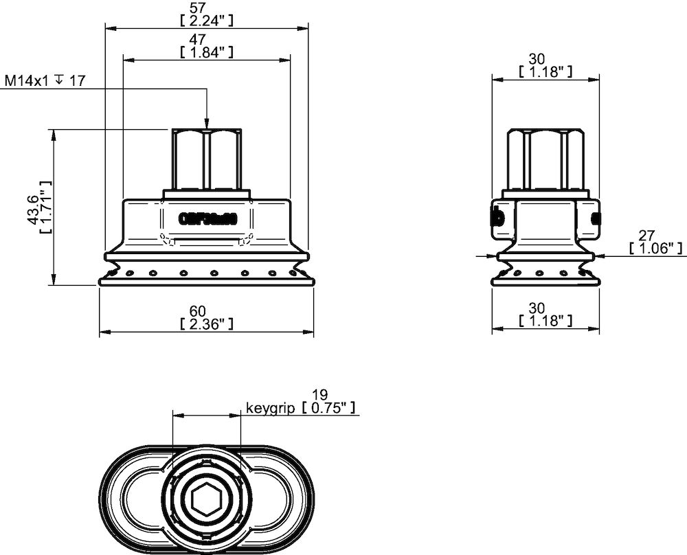 Piab 02.42.506 Suction cups and soft grippers