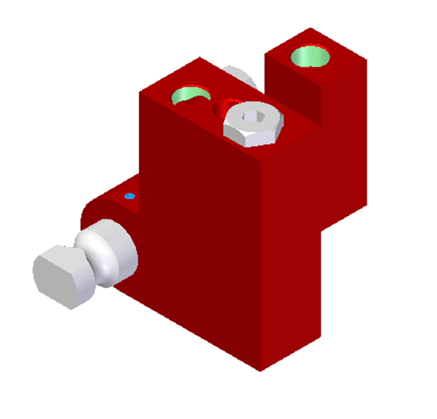Piab Vacuum Check Valve VT-1H, NPT threads, Lock pin 19, Left hand connection