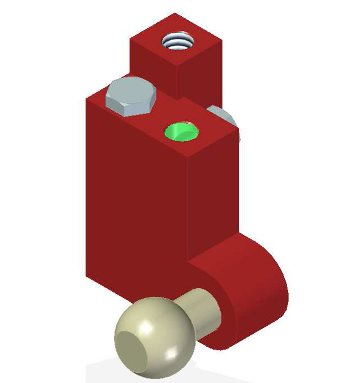 Piab Vacuum Check Valve VT-1H COAX®, NPT threads, Ball joint, Right hand connection