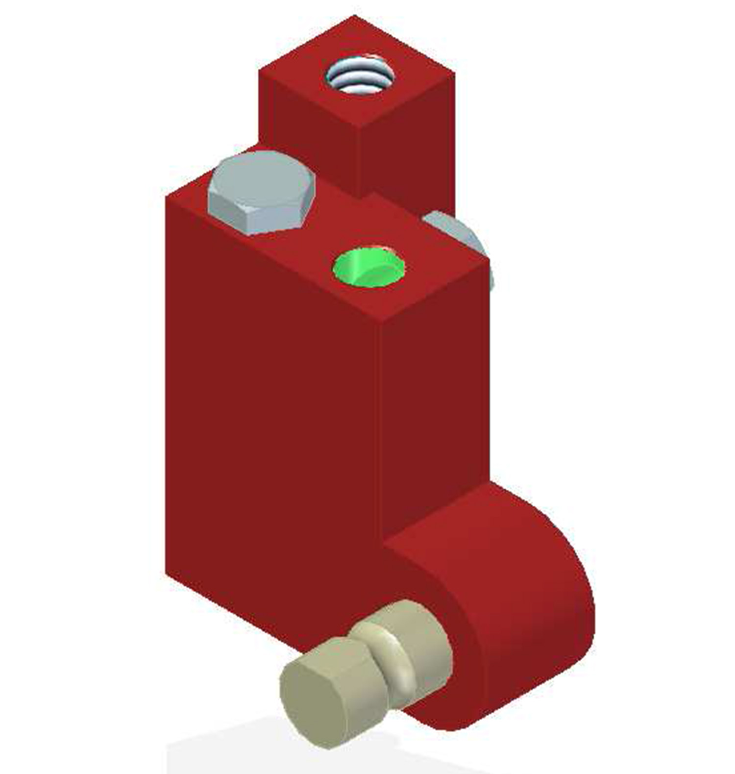 Piab Vacuum Check Valve VT-1H COAX®, NPT threads, Lock pin 16, Right hand connection