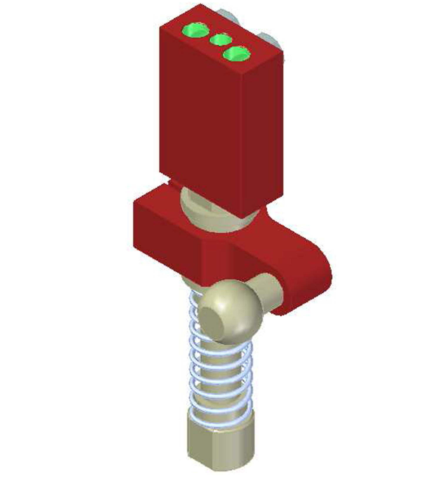 Piab Vacuum Check Valve VT-1H with level compensator, NPT threads, Ball joint, Right hand connection