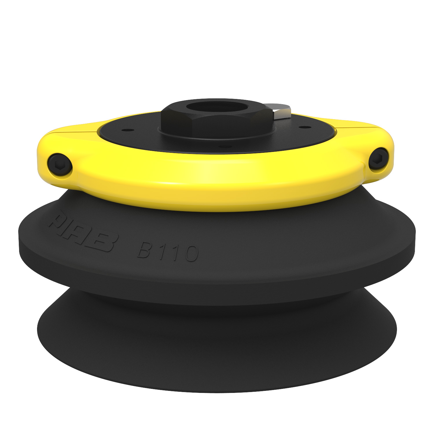 Piab Suction cup B110 Nitrile-PVC, G1/2 female, clamp ring with mesh filter