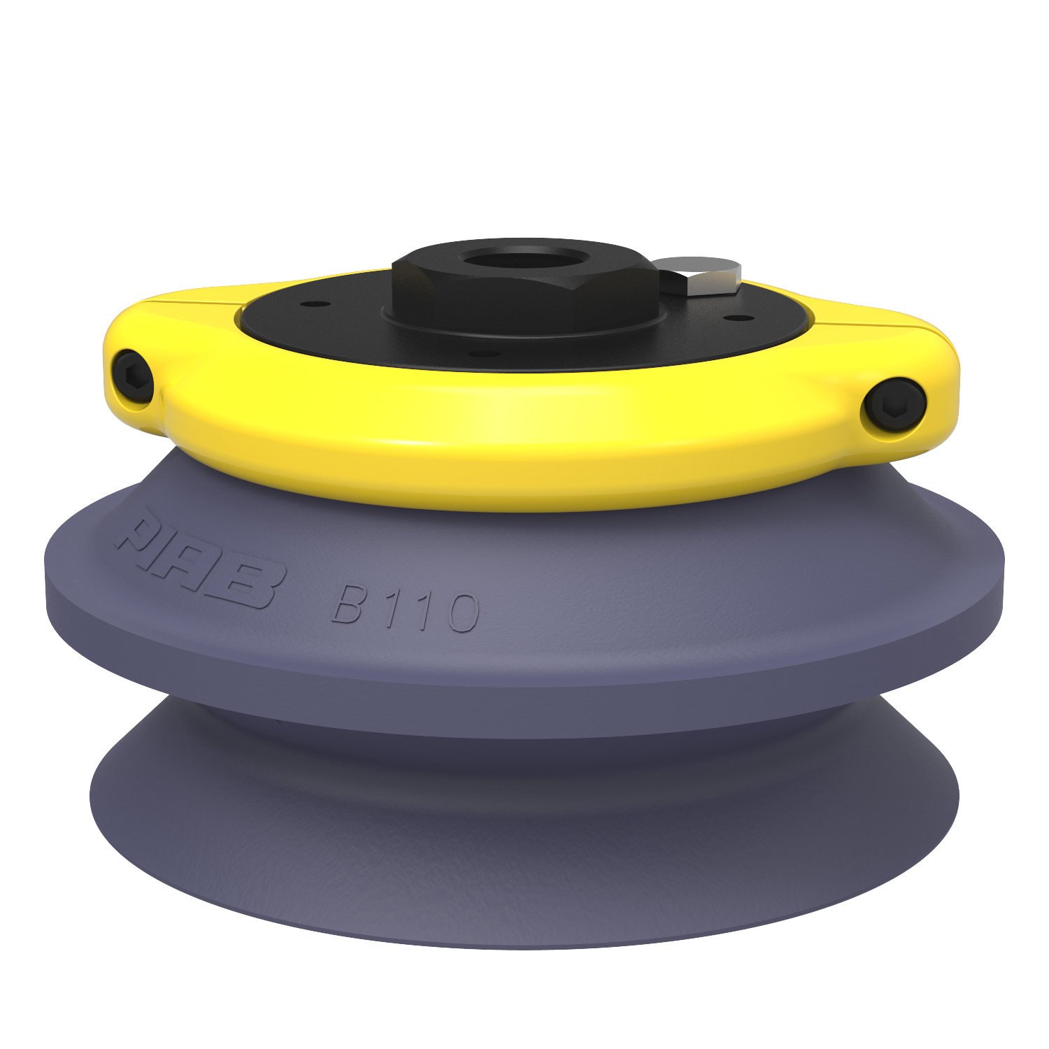 Piab Suction cup B110 HNBR, G3/8 female, clamp ring with mesh filter
